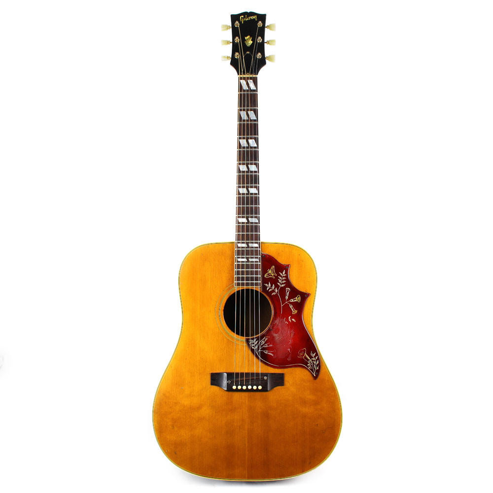 Vintage 1968 Gibson Hummingbird Acoustic Guitar Natural | Cream