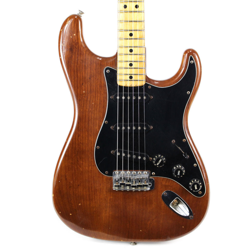 Vintage 1979 Fender Stratocaster Electric Guitar Brown | Cream