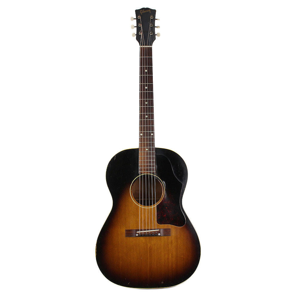Vintage 1957 Gibson LG-1 Acoustic Guitar Sunburst Finish | Cream
