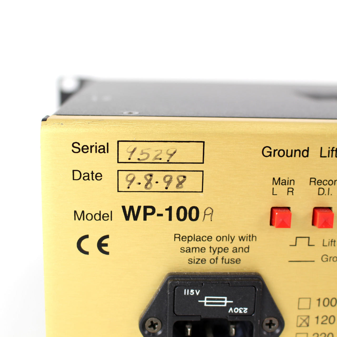 EDEN The Navigator ベース アンプ プリアンプ 1998 Eden USA WP-100A Navigator Hybrid Bass Preamp | Cream City Music