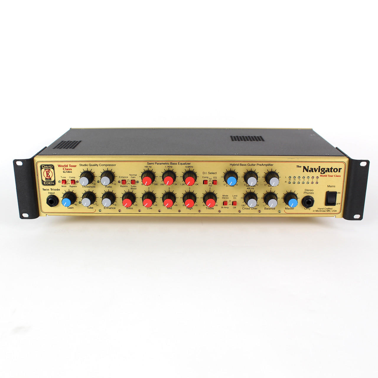 EDEN The Navigator ベース アンプ プリアンプ 1998 Eden USA WP-100A Navigator Hybrid Bass Preamp | Cream City Music