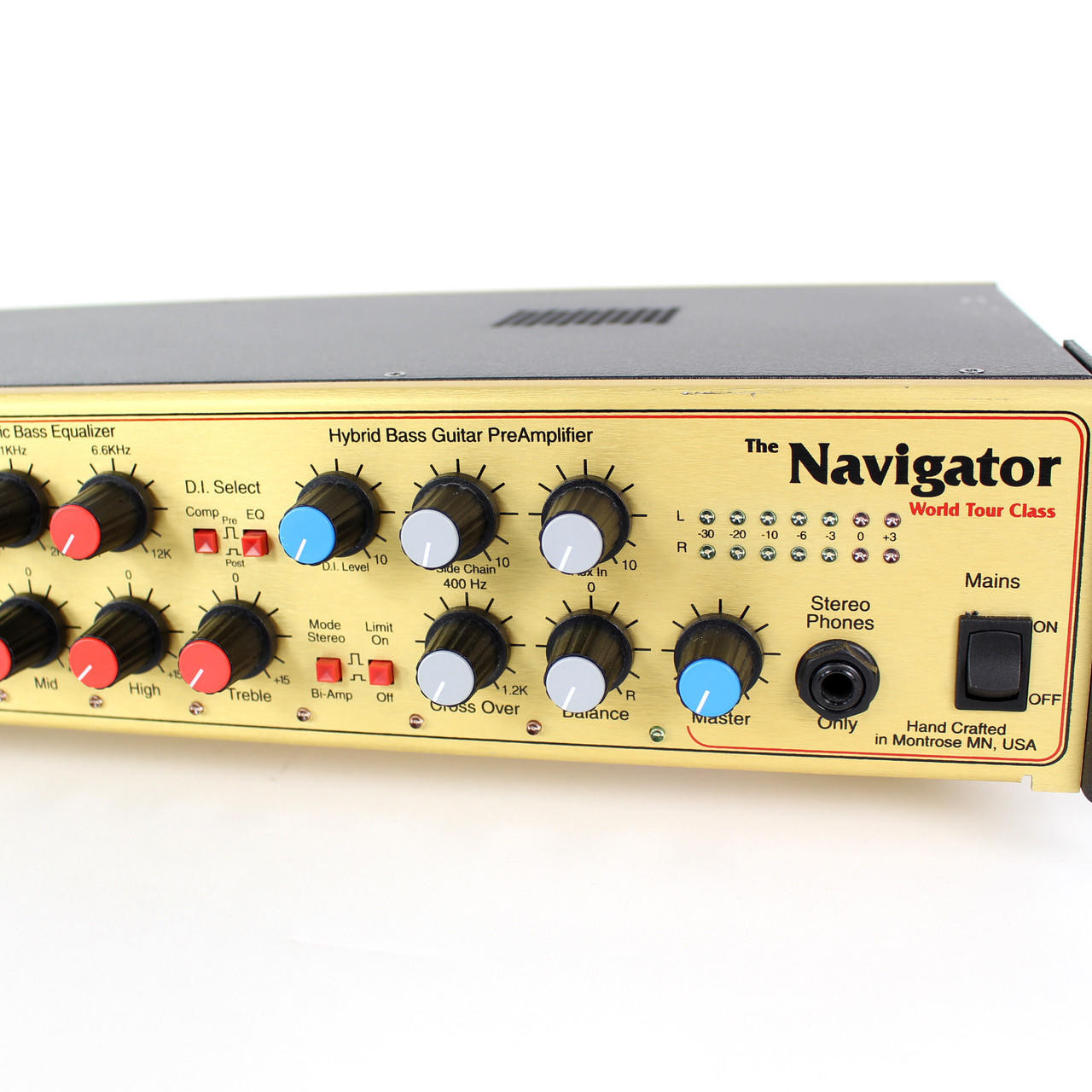 EDEN The Navigator ベース アンプ プリアンプ 1998 Eden USA WP-100A Navigator Hybrid Bass Preamp | Cream City Music