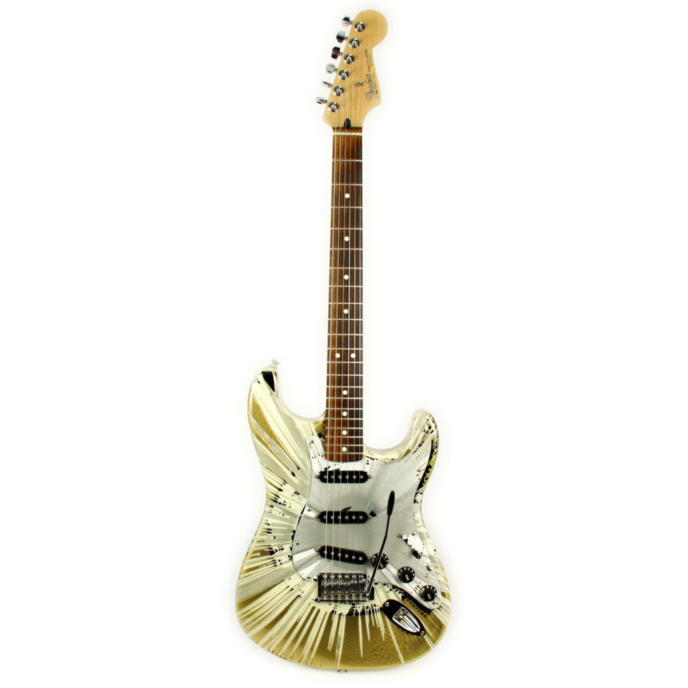 2003 MIM Fender Splattercaster Stratocaster Electric Guitar