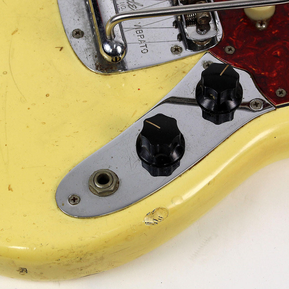 Vintage 1968 Fender Mustang Electric Guitar Olympic White Finish