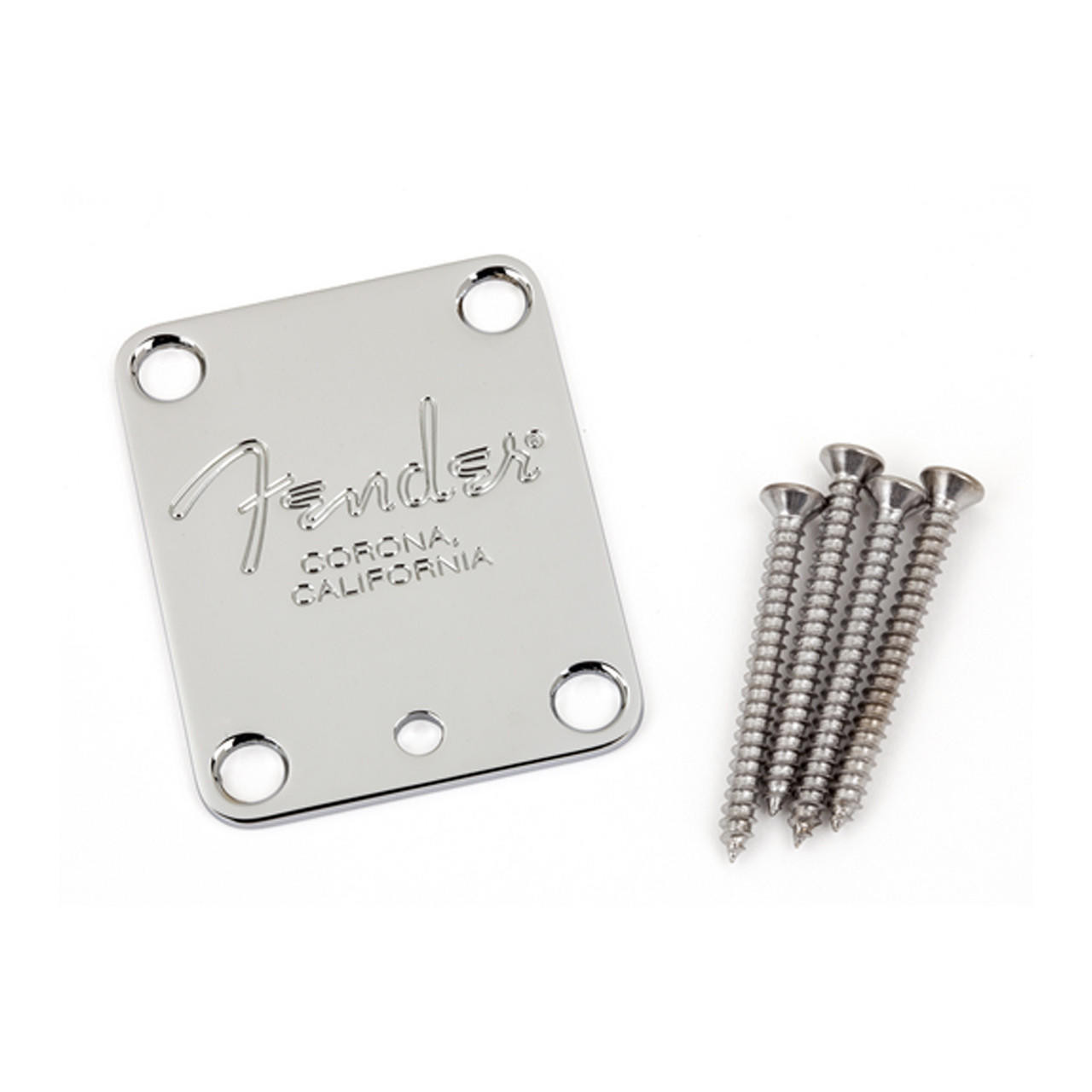 Fender 4-Bolt American Series Guitar Neck Plate with 