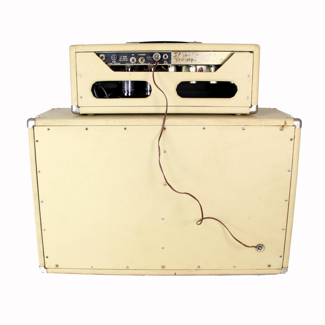 Vintage 1964 Fender Transitional Bassman 6G6B 50W 2x12 Tube