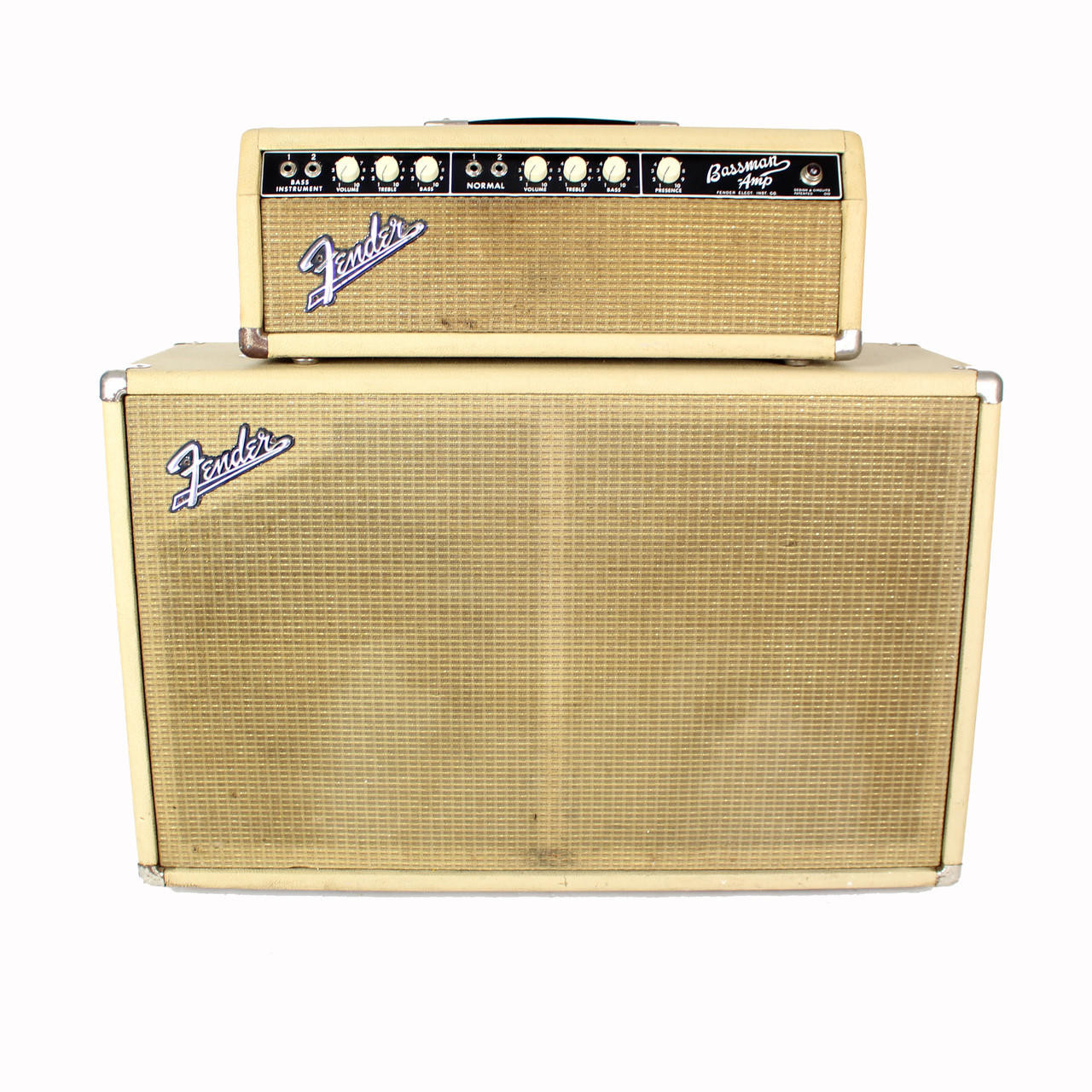 Vintage 1964 Fender Transitional Bassman 6G6B 50W 2x12 Tube