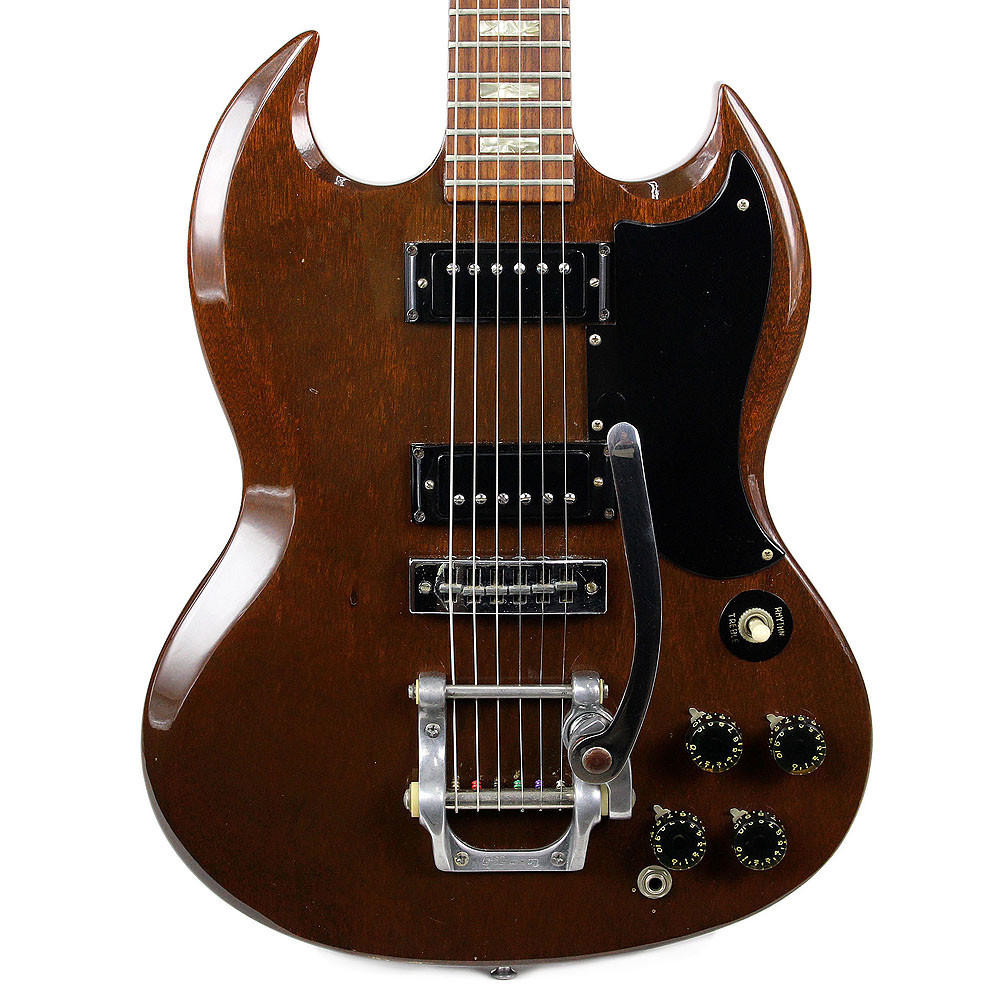 Vintage 1973 Gibson SG Walnut Electric Guitar Natural | Cream City