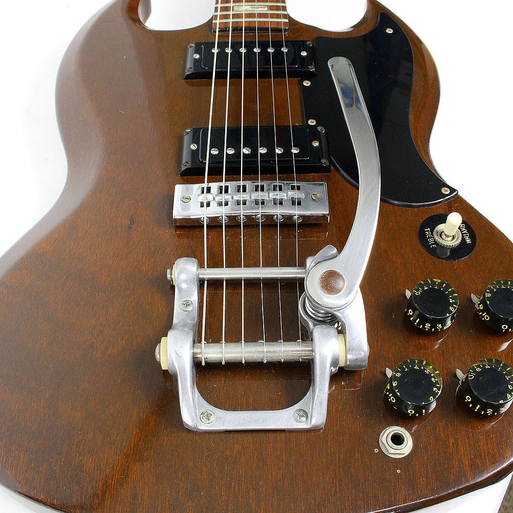 Vintage 1973 Gibson SG Walnut Electric Guitar Natural | Cream City