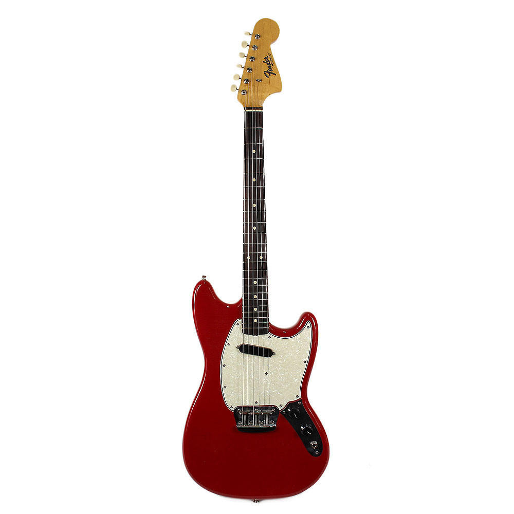 Fender musicmaster Ⅱ 1965年製 Bネック 24インチ Vintage 1964 Fender Musicmaster II Electric Guitar Red | Cream