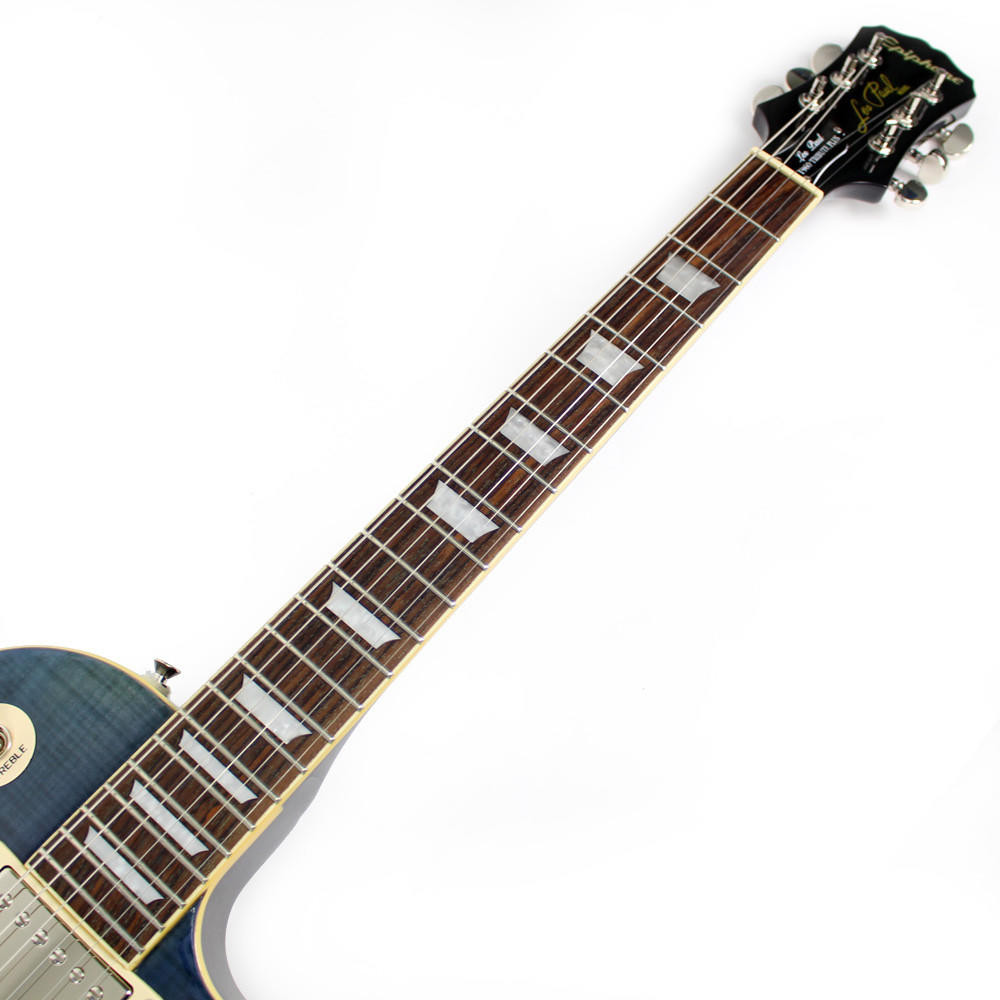 Used Epiphone Les Paul 1960 Tribute Plus Electric Guitar in Trans
