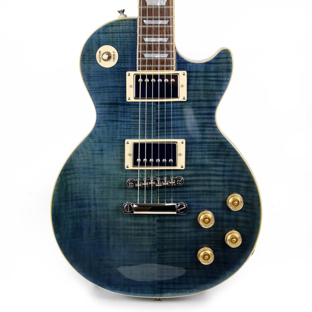 Used Epiphone Les Paul 1960 Tribute Plus Electric Guitar in Trans