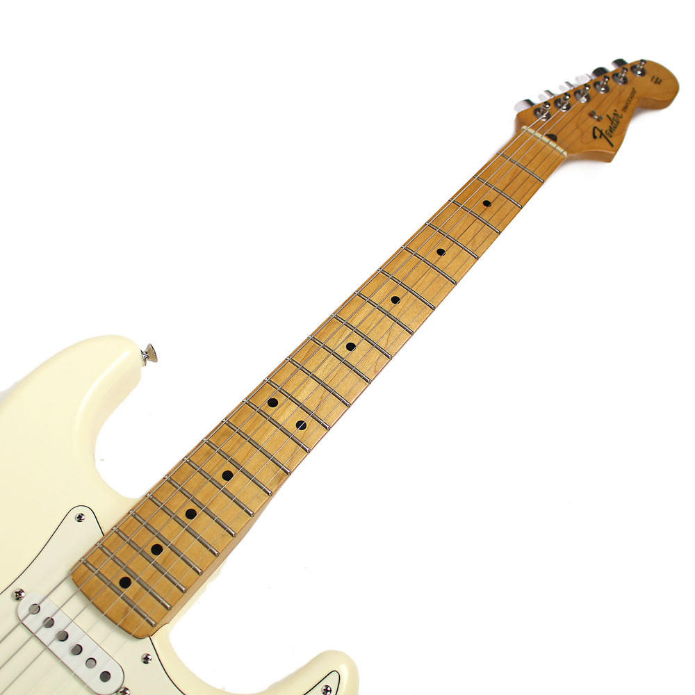 2008 Fender MIM Stratocaster Electric Guitar White | Cream City Music