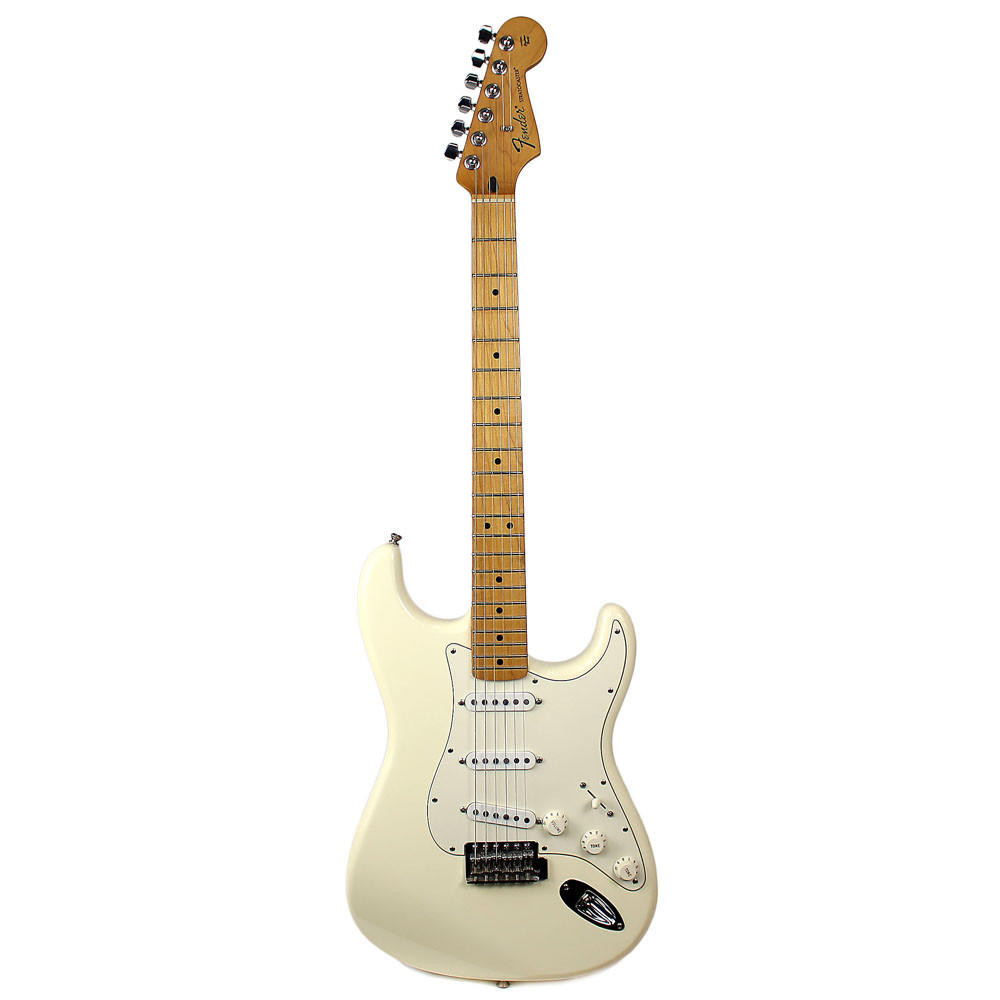 2008 Fender MIM Stratocaster Electric Guitar White | Cream City Music