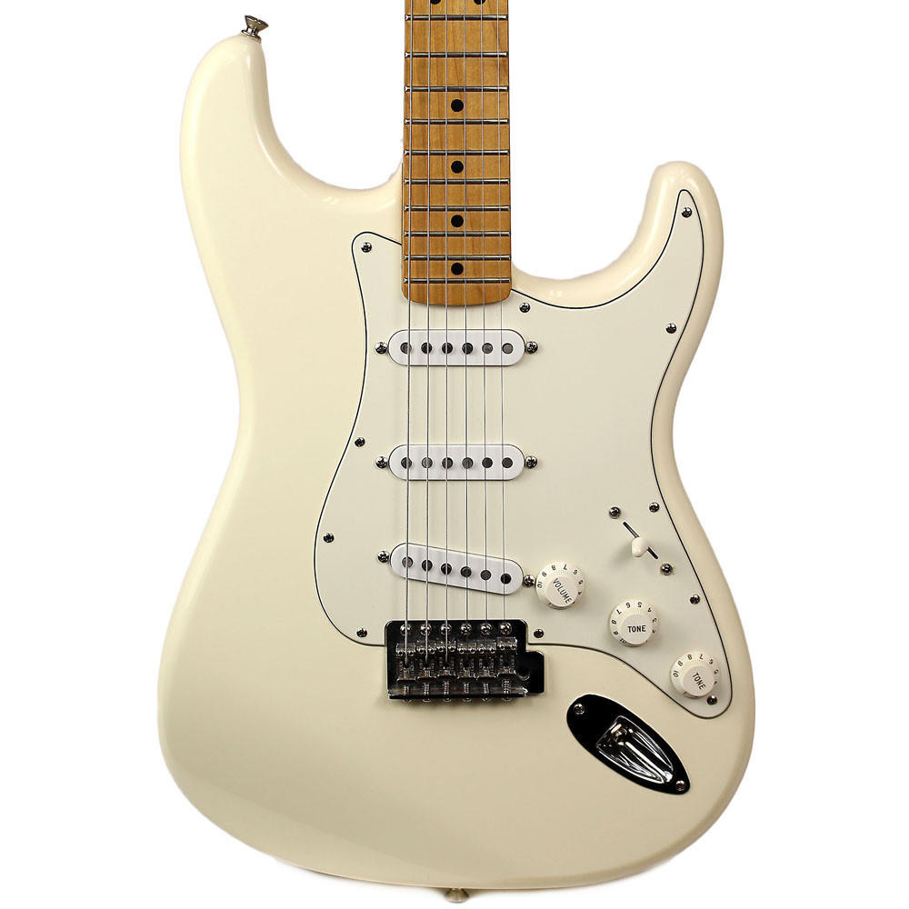 2008 Fender MIM Stratocaster Electric Guitar White | Cream City Music