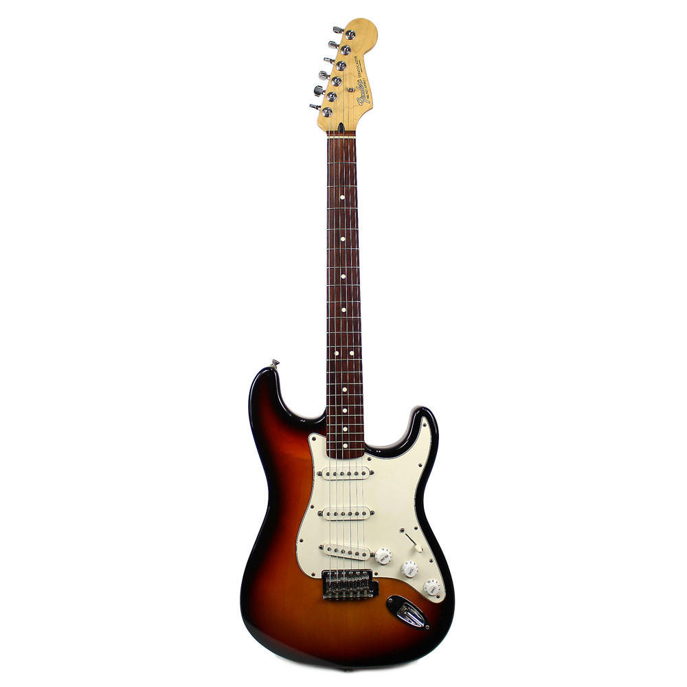 2002 Fender MIM Stratocaster Electric Guitar Sunburst | Cream City
