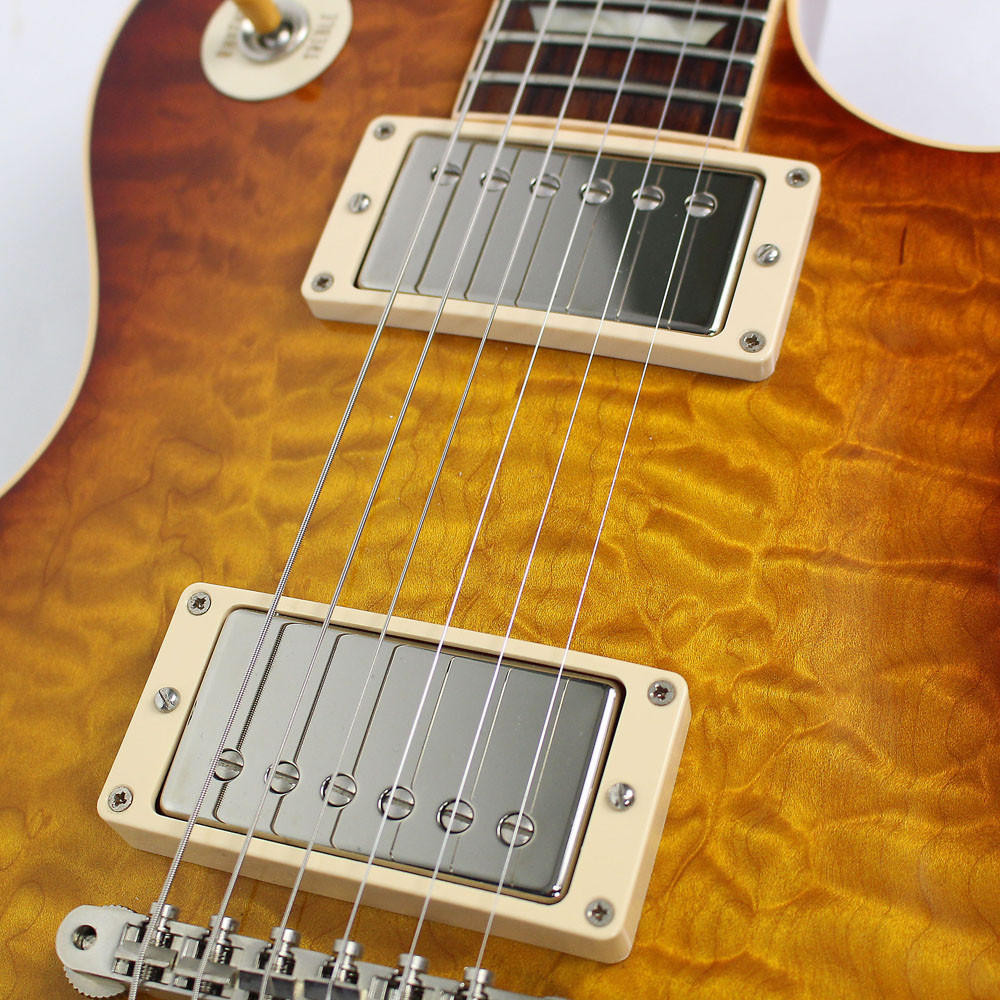 2011 Gibson Custom Shop Yamano R9 Quilt Top Ice Tea Sunburst