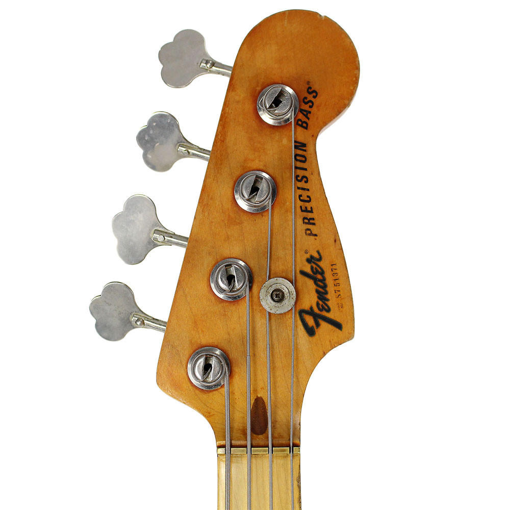 Vintage 1977 Fender Precision Bass Olympic White Finish | Cream