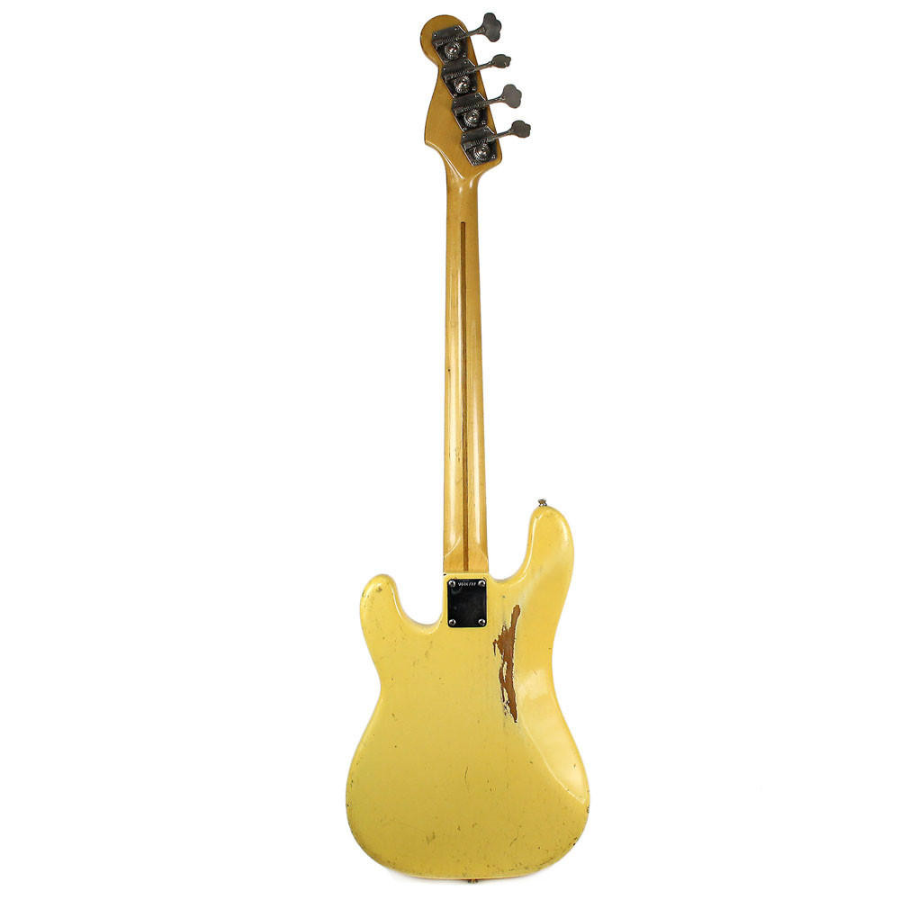 Vintage 1977 Fender Precision Bass Olympic White Finish | Cream