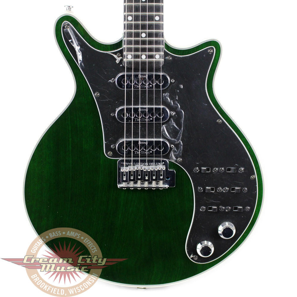 Burns AG-4？ エレキベース ダークグリーン Used Burns Brian May Signature Model Electric Guitar Translucent