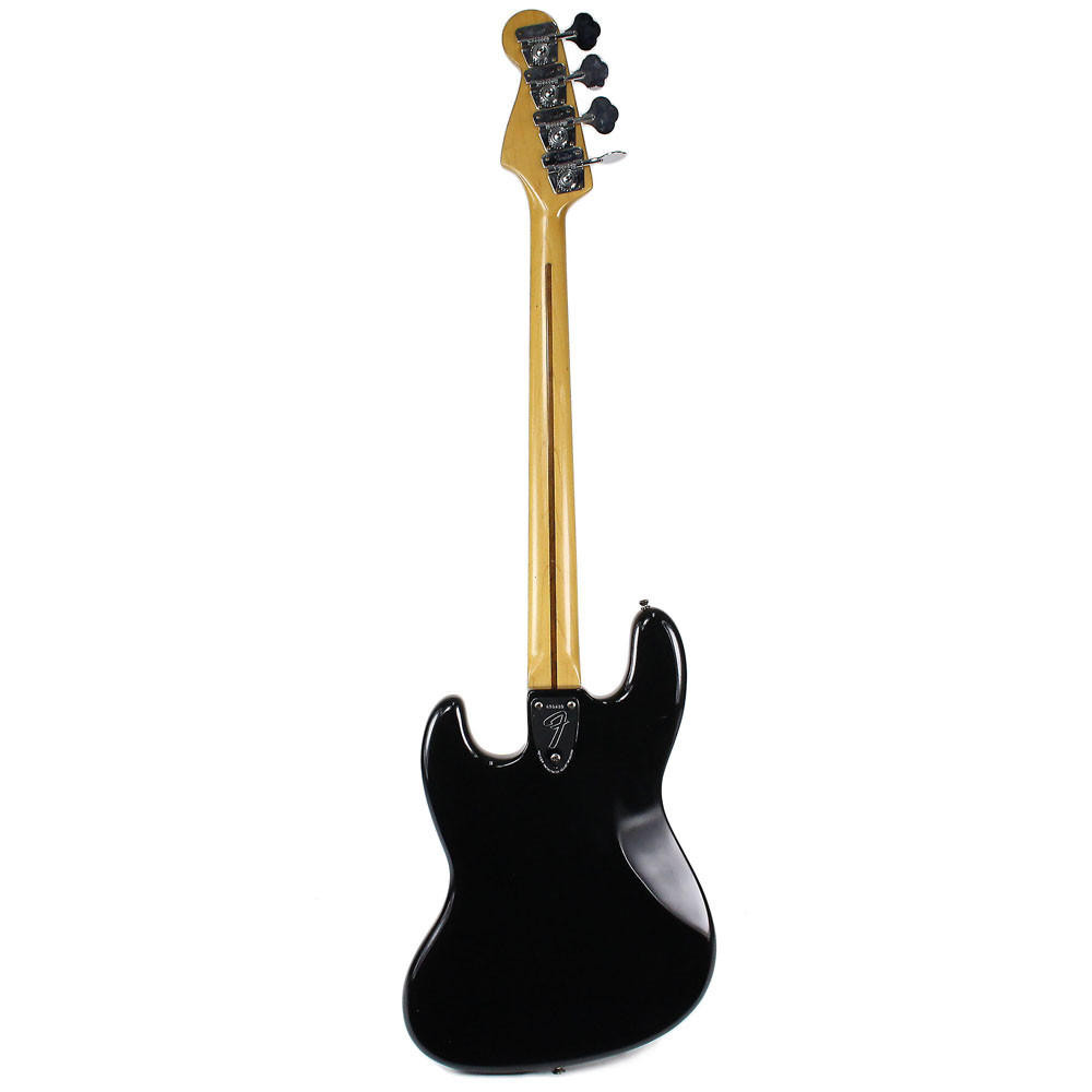 Vintage 1976 Fender Jazz Bass Refinished in Black | Cream City Music