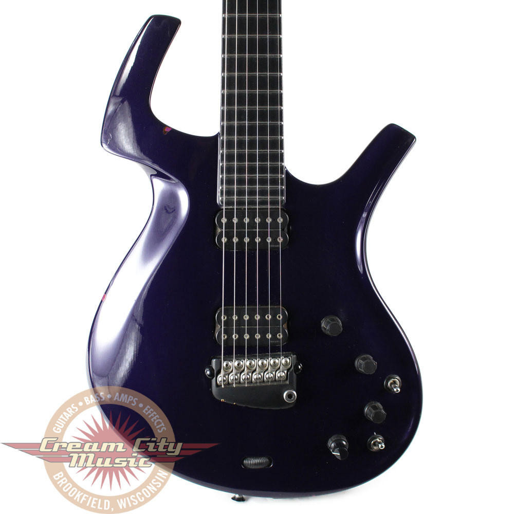 Used Parker Fly Deluxe Electric Guitar Metallic Purple | Cream