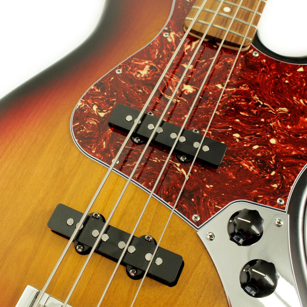 2007 Fender Highway One Electric Jazz Bass Guitar Sunburst | Cream