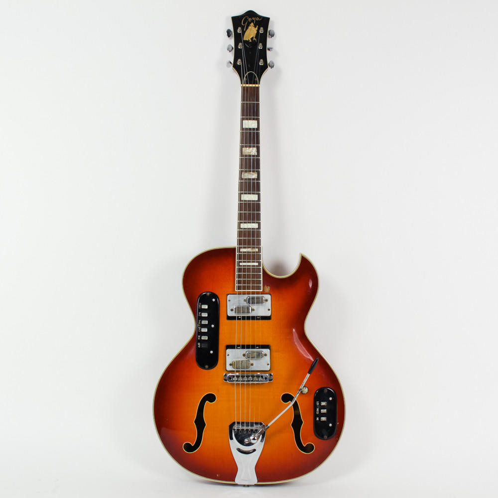 ★ビンテージ　コレクション★Goya TR – Guitar Electric Body Solid Rangemaster Goya 1960s Vintage サンバースト エレキギター ギター