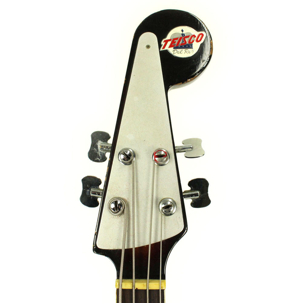 Vintage Teisco Del Rey EB-200 Electric Bass Guitar Sunburst