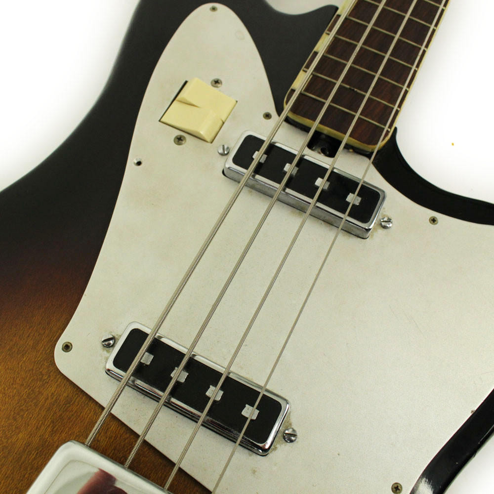 Vintage Teisco Del Rey EB-200 Electric Bass Guitar Sunburst