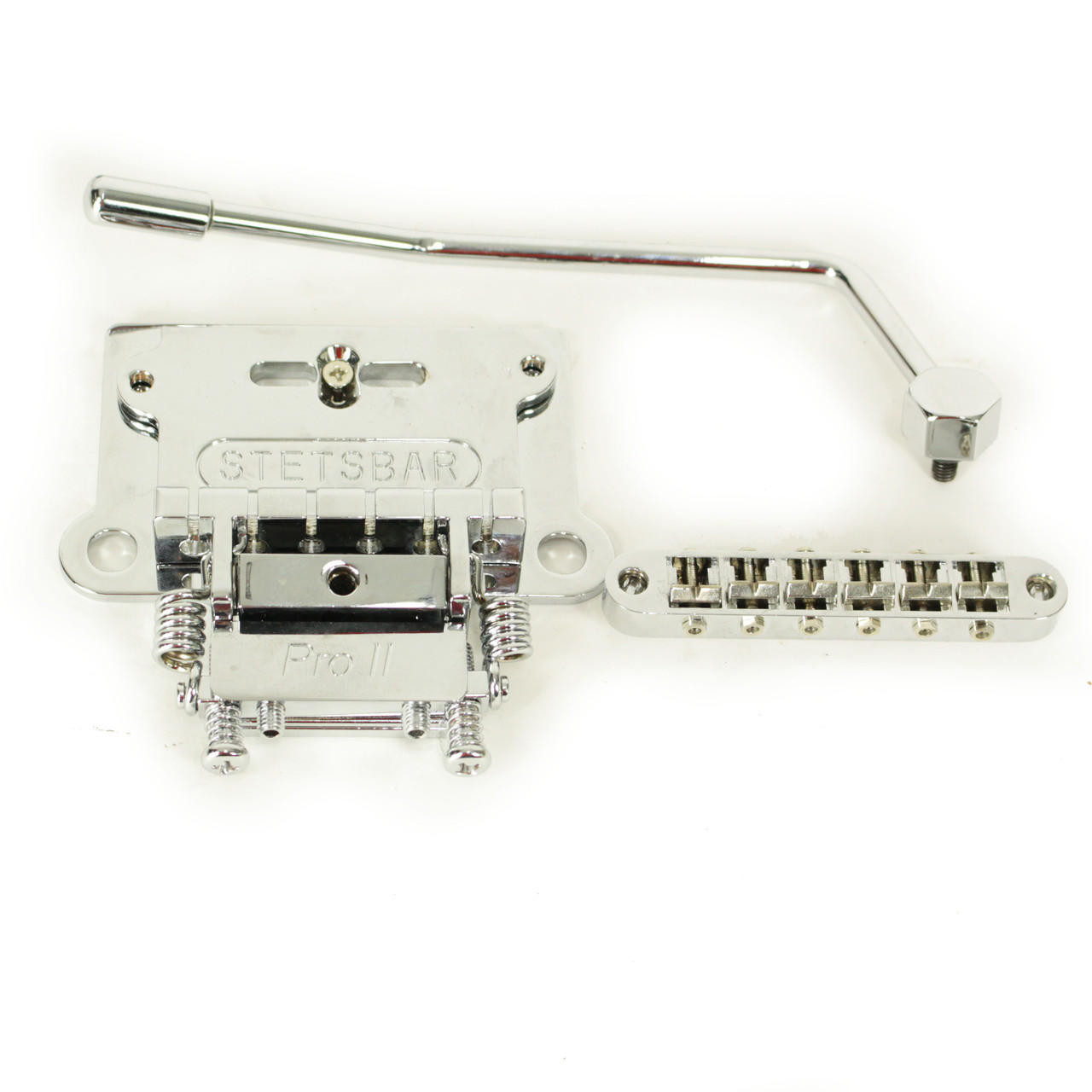 Used Stetsbar Stop-Tail Tremolo System in Chrome | Cream City Music