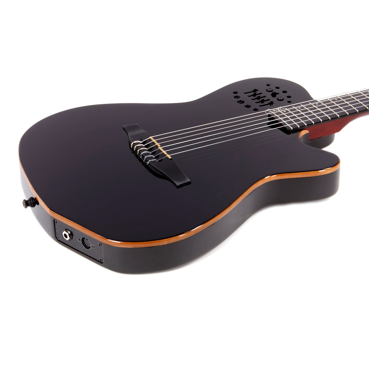 Godin ACS Slim Cedar Acoustic Electric Nylon B-Stock - Black Pearl