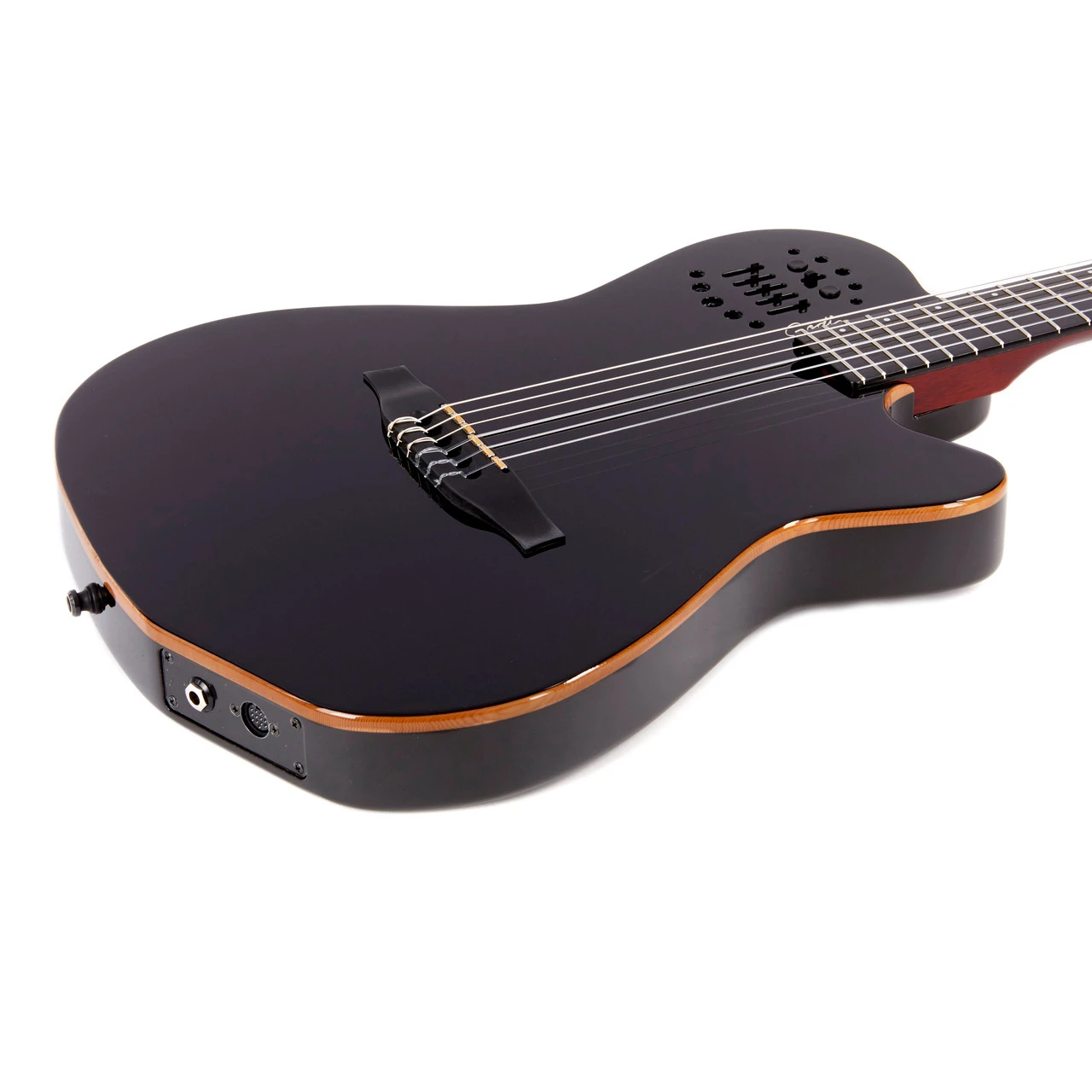 Godin ACS Slim Cedar Acoustic Electric Nylon B-Stock - Black Pearl 