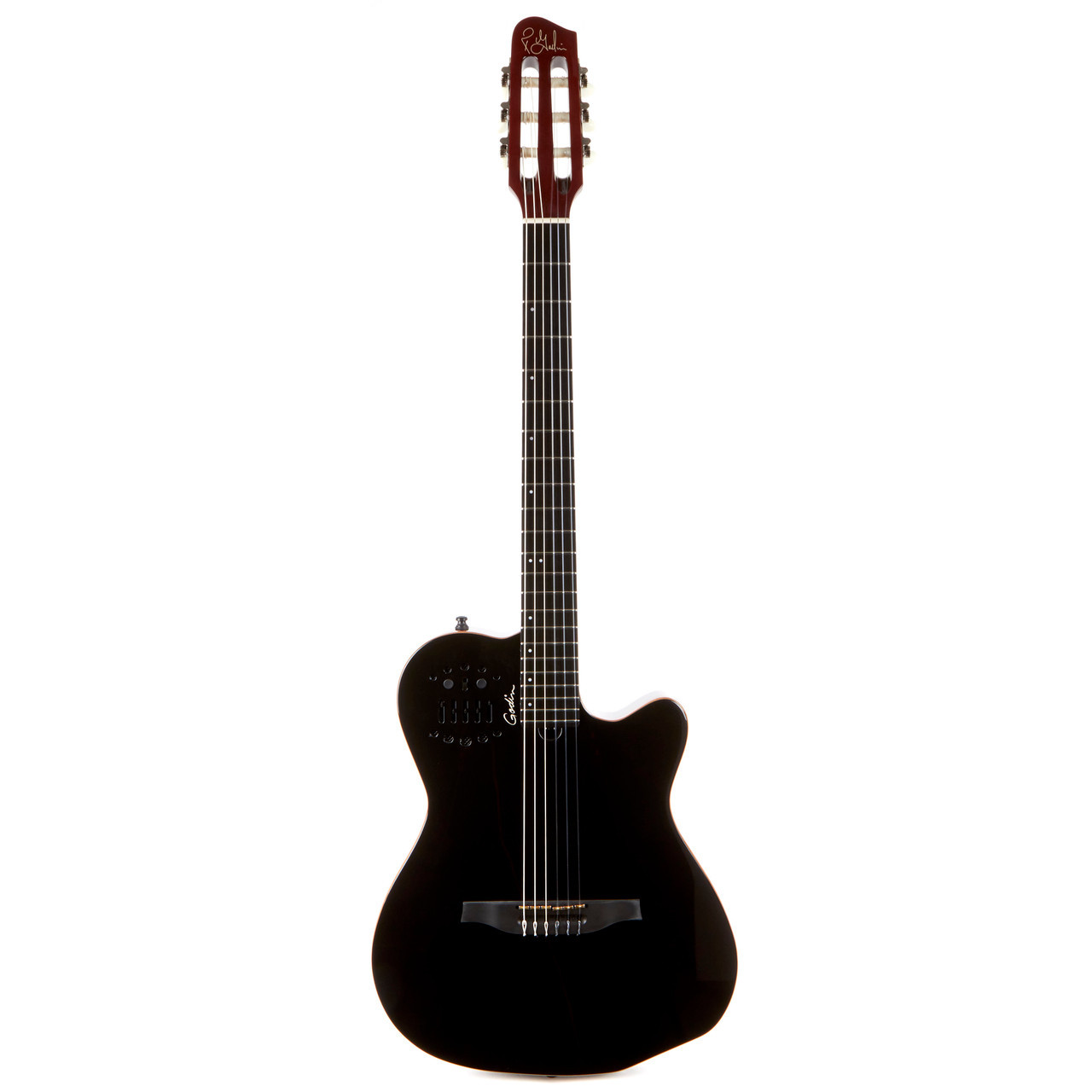 Godin ACS Slim Cedar Acoustic Electric Nylon B-Stock - Black Pearl