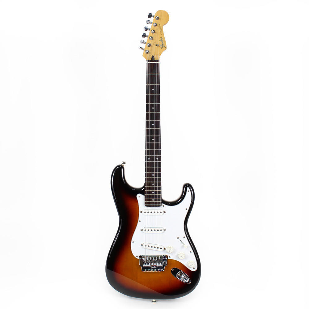 1980s Fender MIJ Stratocaster Electric Guitar in Sunburst | Cream