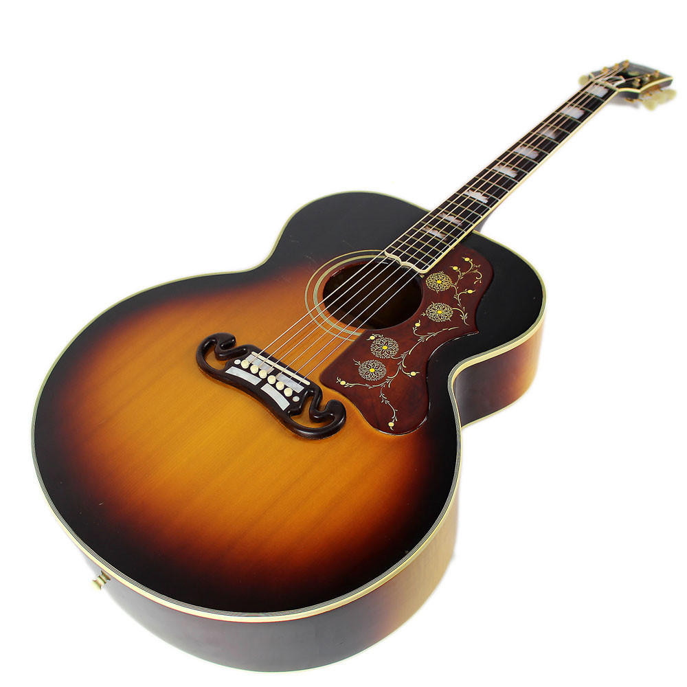 Vintage 1954 Gibson J-200 Jumbo Acoustic Guitar Sunburst Finish