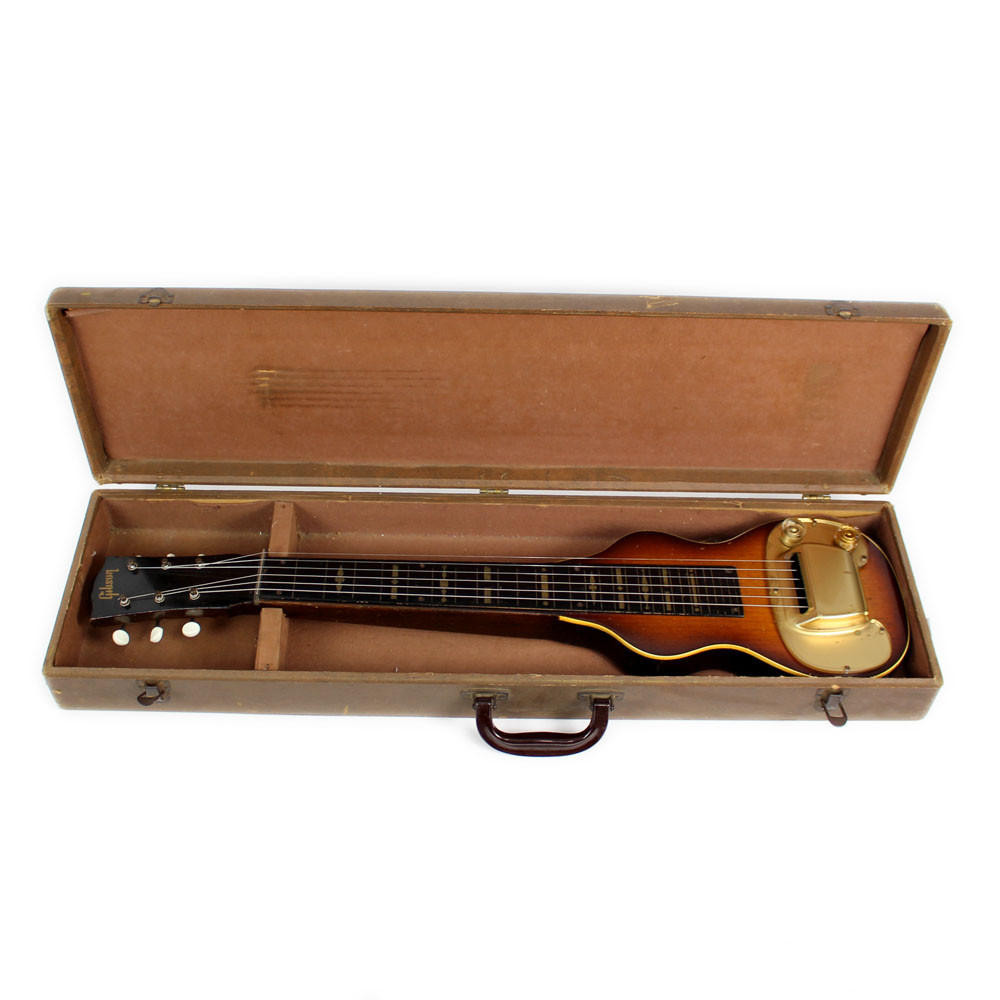 Vintage Gibson BR-6 Electric Lap Steel Guitar Sunburst | Cream