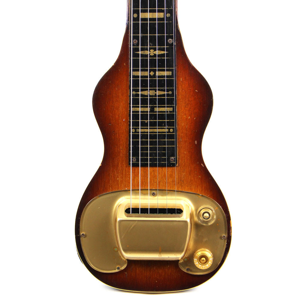 Vintage Gibson BR-6 Electric Lap Steel Guitar Sunburst | Cream