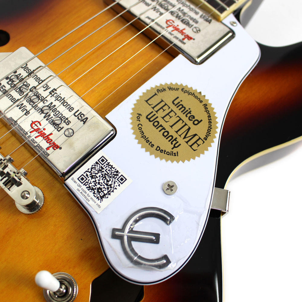 Used Epiphone Casino Coupe Hollow Body Electric Guitar Sunburst