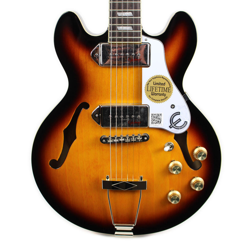 Used Epiphone Casino Coupe Hollow Body Electric Guitar Sunburst