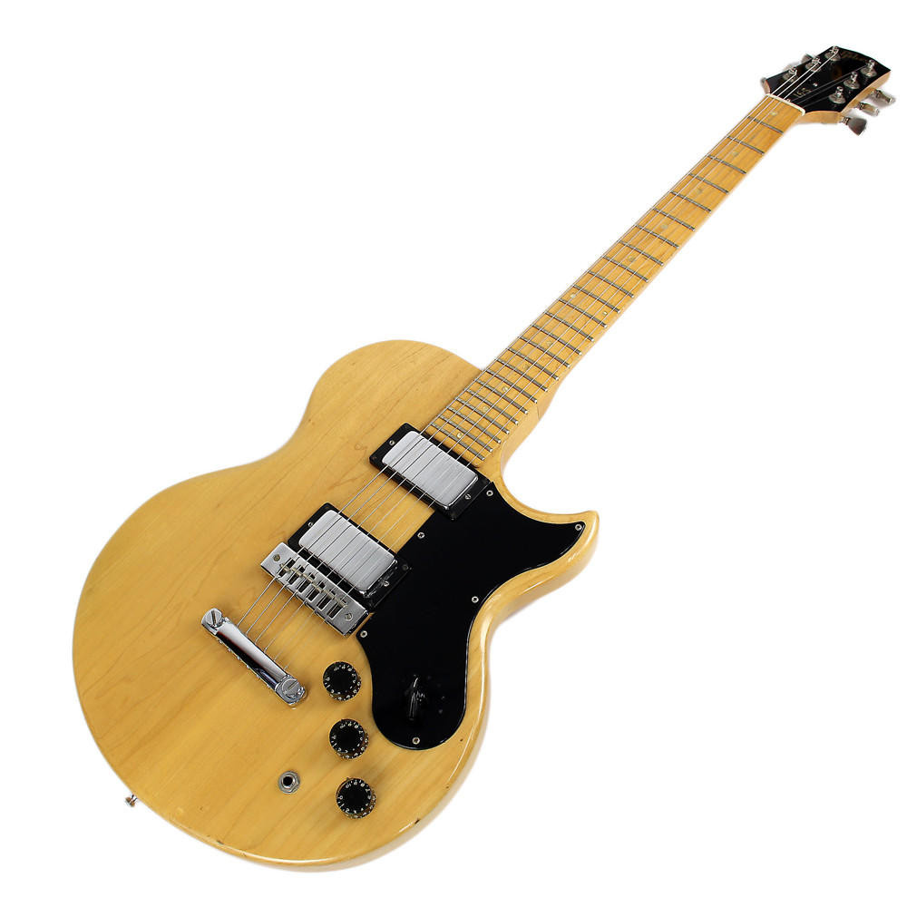 Vintage 1974 Gibson L6-S Electric Guitar Natural Finish | Cream