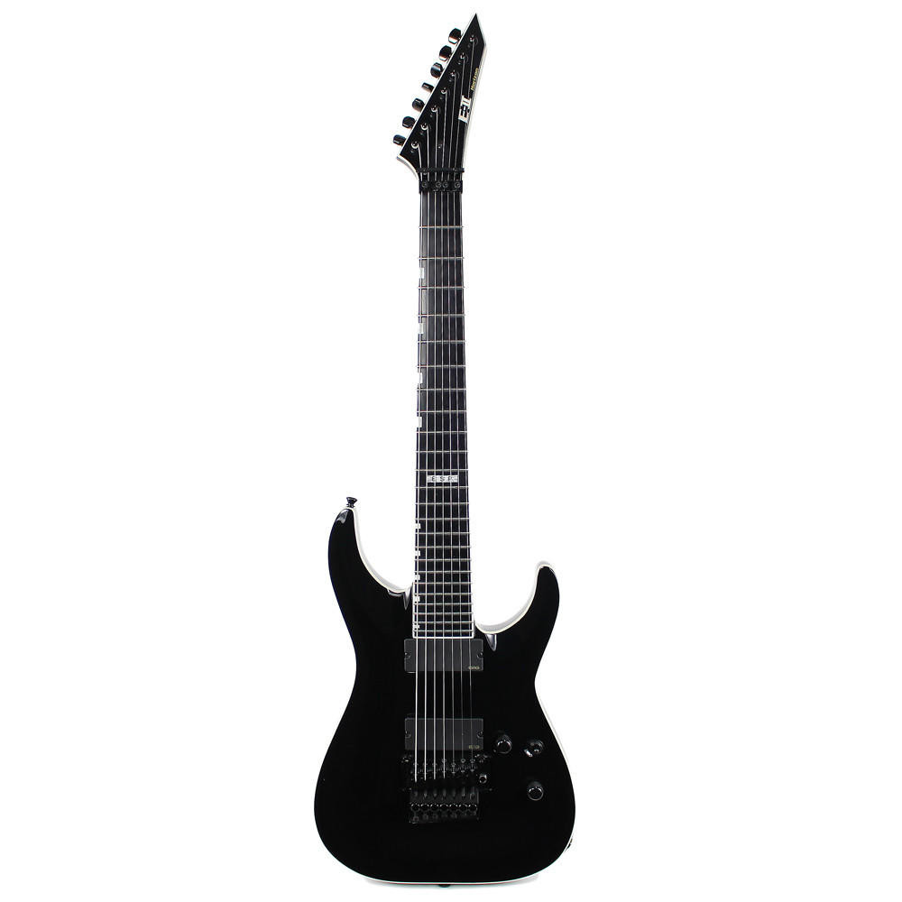 2014 ESP E-II Horizon FR-7 7-String Electric Guitar Black Finish