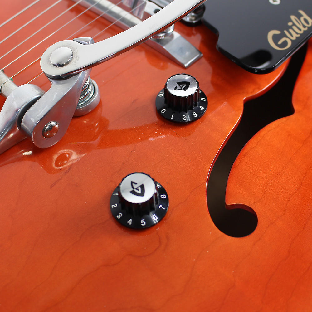 1999 Guild X-160 Rockabilly Hollow Body Electric Guitar Orange
