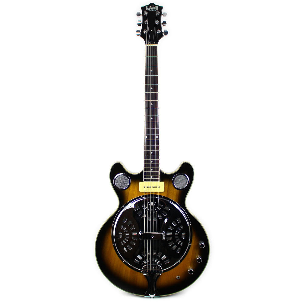 Used Eastwood Delta 6 Electric Reso-lectric Guitar Sunburst