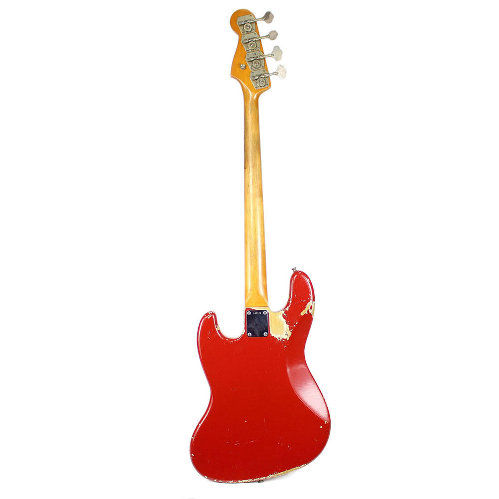 Vintage 1965 Fender Jazz Bass Rare Custom Color Dakota Red | Cream
