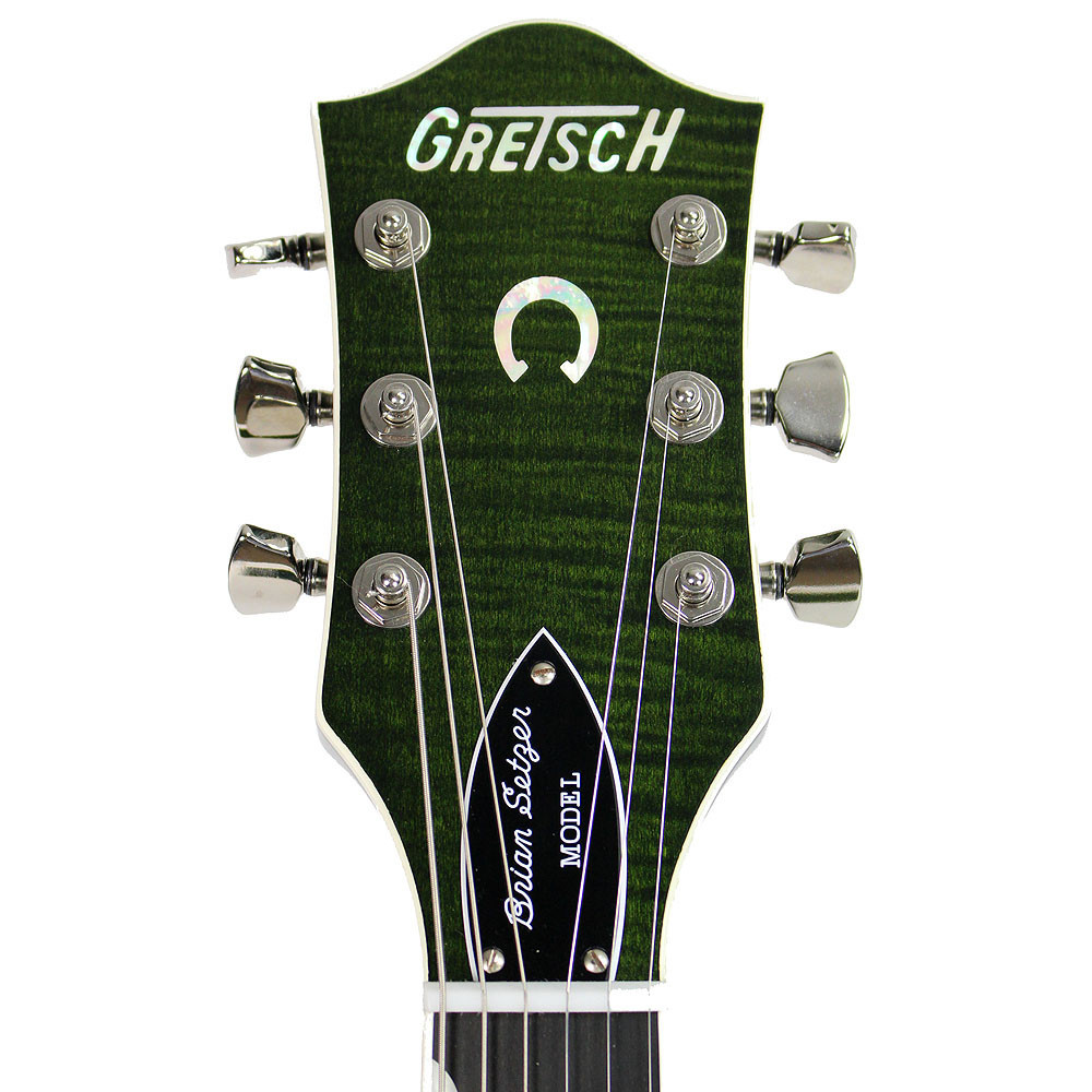 Gretsch G6120SSUGR Pro Brian Setzer Nashville Green Tiger Flame