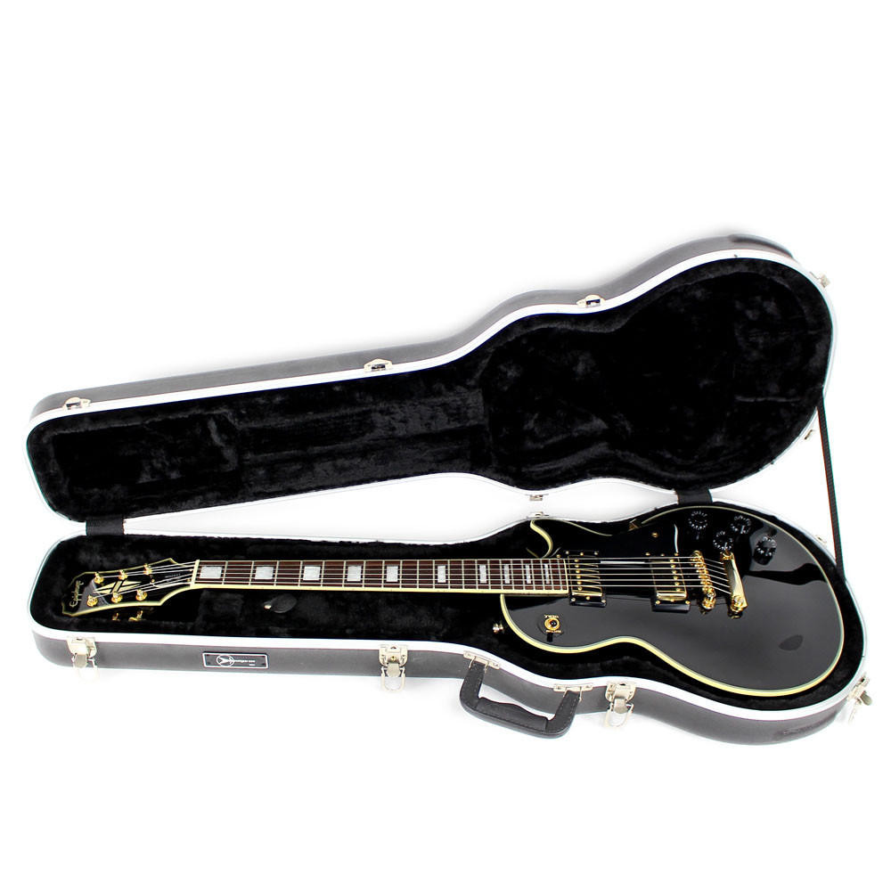 2004 Epiphone Les Paul Custom Electric Guitar Ebony | Cream City Music