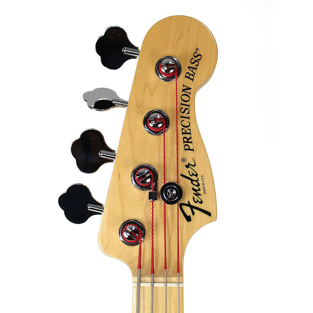 2011 Fender American Deluxe Precision Bass Natural Finish | Cream