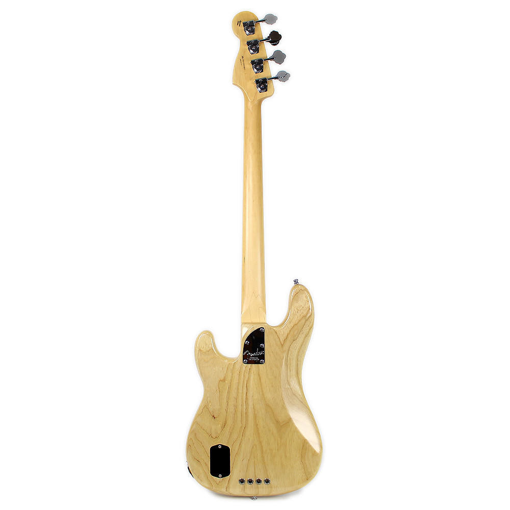 2011 Fender American Deluxe Precision Bass Natural Finish | Cream