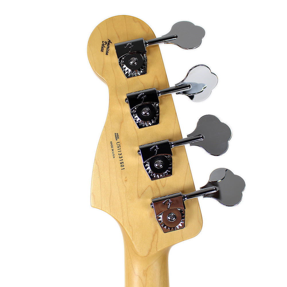 2011 Fender American Deluxe Precision Bass Natural Finish | Cream